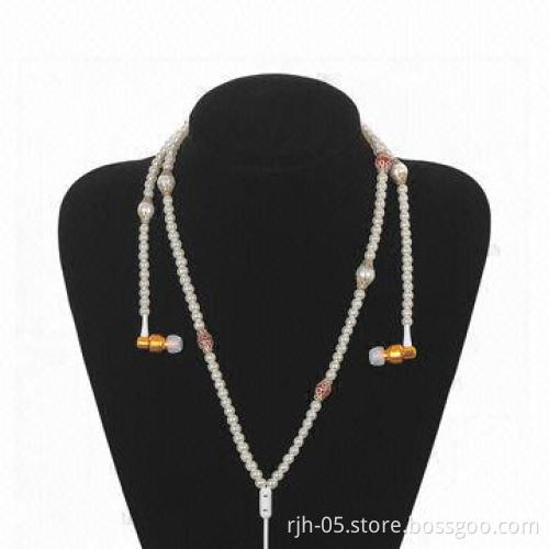 Necklace earphones